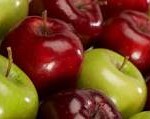 red n green apples